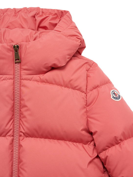 Moncler: Piumino Cascar in nylon - Rosa - kids-girls_1 | Luisa Via Roma