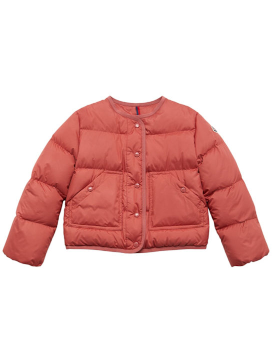 Moncler: Piumino Agap in techno - Rosa - kids-girls_0 | Luisa Via Roma