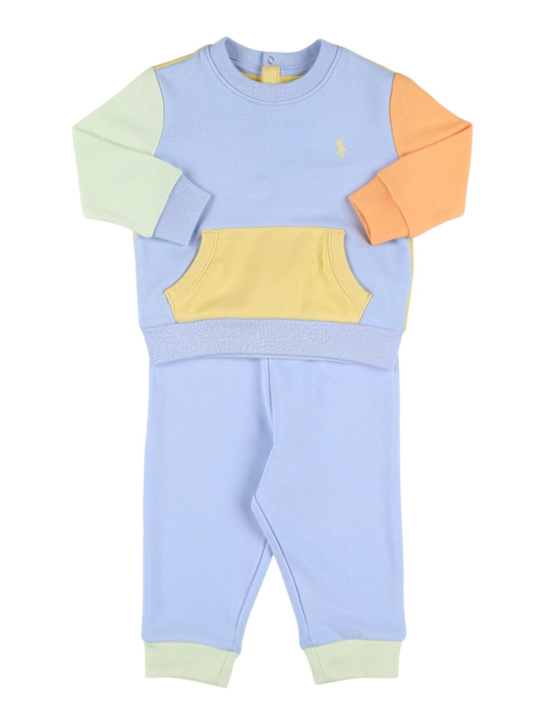 Polo Ralph Lauren: Pantaloni e felpa in misto cotone - kids-boys_0 | Luisa Via Roma