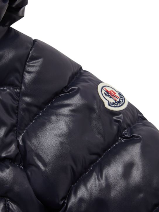 Moncler: New Aubert nylon down jacket - kids-boys_1 | Luisa Via Roma