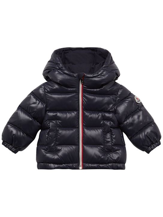 Moncler: New Aubert nylon down jacket - kids-boys_0 | Luisa Via Roma
