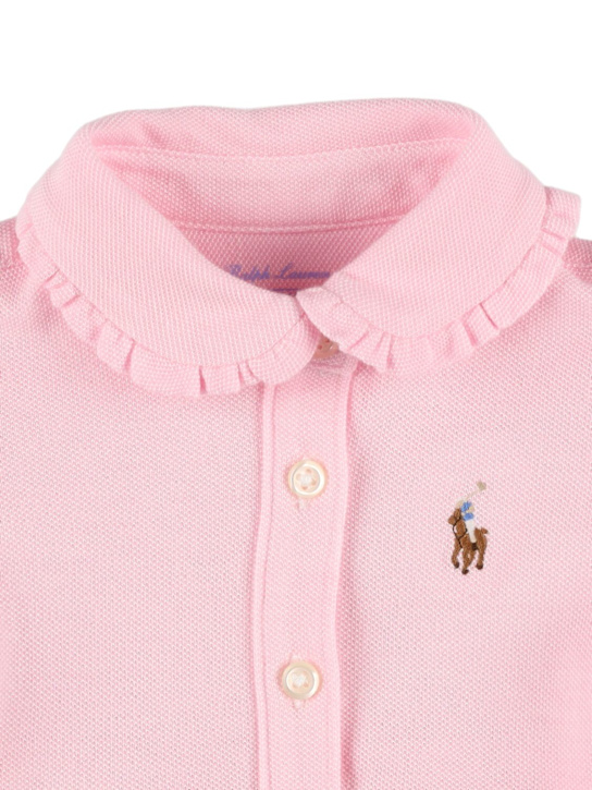 Polo Ralph Lauren: Cotton dress w/diaper cover - kids-girls_1 | Luisa Via Roma