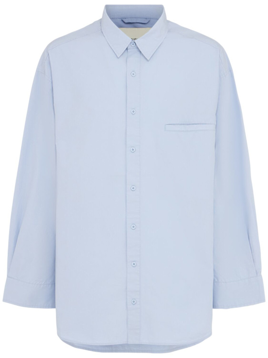 Entire Studios: Cotton shirt - Babyblue - men_0 | Luisa Via Roma