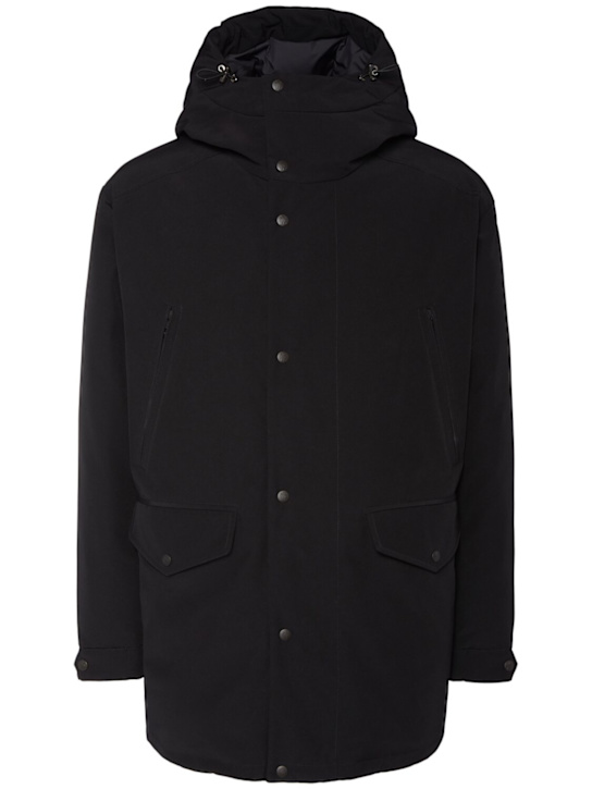 Moncler: Livradois tech blend down jacket - men_0 | Luisa Via Roma