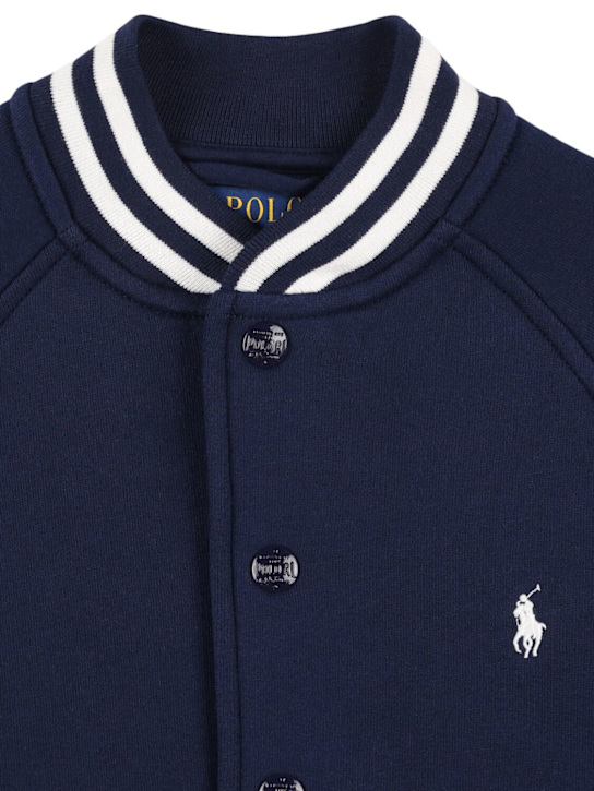 Polo Ralph Lauren: Bomber in misto cotone - kids-girls_1 | Luisa Via Roma