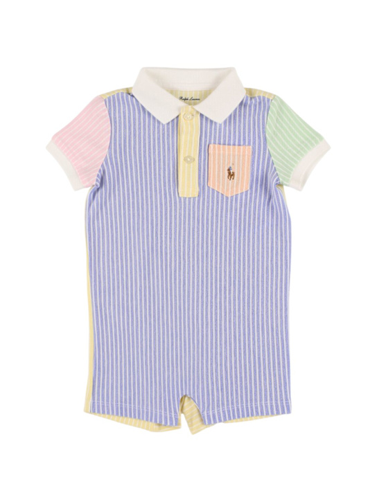 Polo Ralph Lauren: Tutina in popeline di cotone - kids-boys_0 | Luisa Via Roma