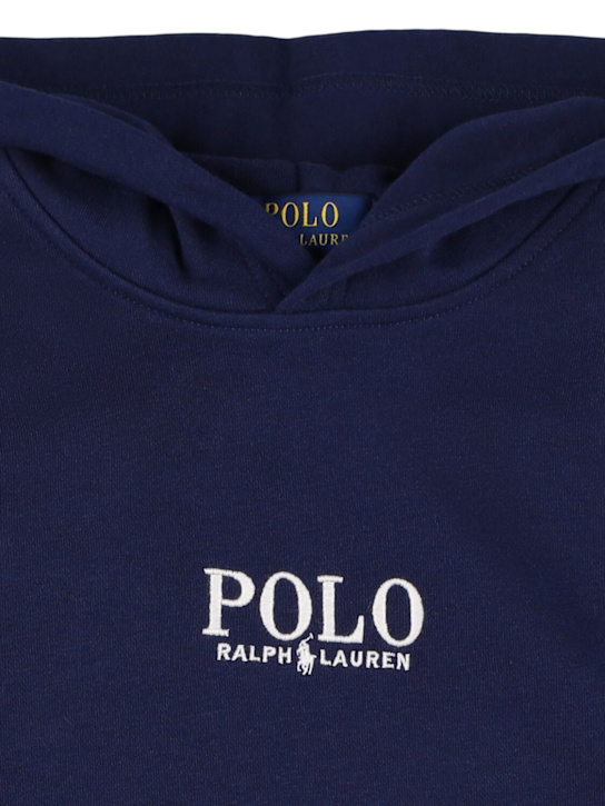 Polo Ralph Lauren: Felpa in misto cotone con cappuccio - kids-boys_1 | Luisa Via Roma