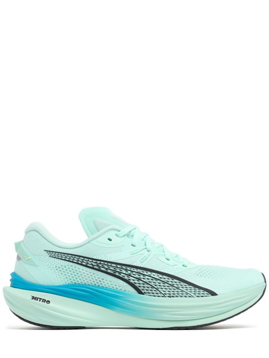 PUMA: Deviate Nitro 3 sneakers - Mint/Blue - men_0 | Luisa Via Roma
