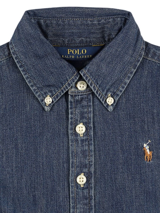Polo Ralph Lauren: コットンデニムワンピース - kids-girls_1 | Luisa Via Roma