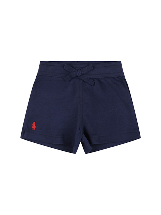 Polo Ralph Lauren: Shorts in felpa di cotone - kids-boys_0 | Luisa Via Roma