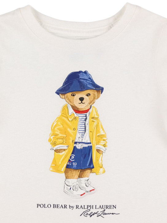 Polo Ralph Lauren: コットンジャージーTシャツ - ホワイト - kids-girls_1 | Luisa Via Roma