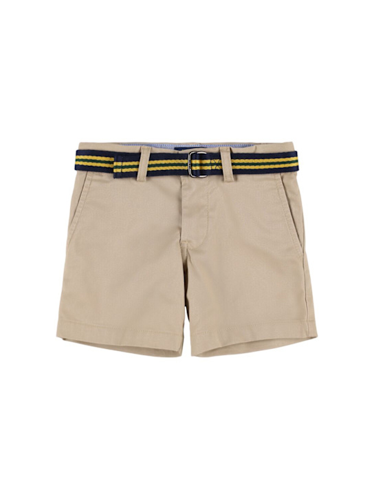 Polo Ralph Lauren: Shorts in twill di cotone stretch - kids-boys_0 | Luisa Via Roma