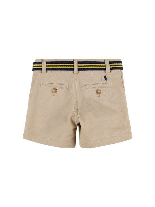 Polo Ralph Lauren: Shorts in twill di cotone stretch - kids-boys_1 | Luisa Via Roma