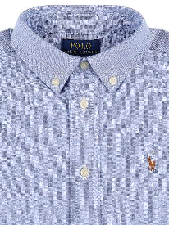 Polo Ralph Lauren: Camicia in cotone chambray - kids-boys_1 | Luisa Via Roma
