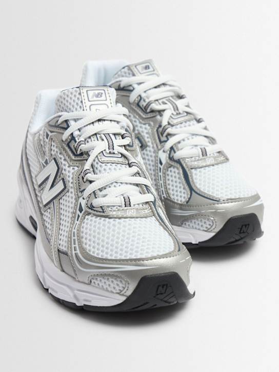 New Balance: 740 synthetic lace-up sneakers - Dark Blue - kids-boys_1 | Luisa Via Roma