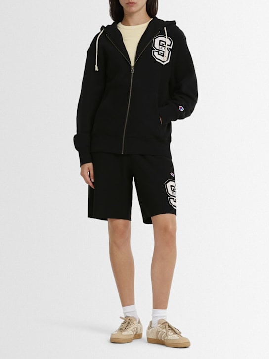Full-zip sweatshirt hoodie - Thumbnail 2