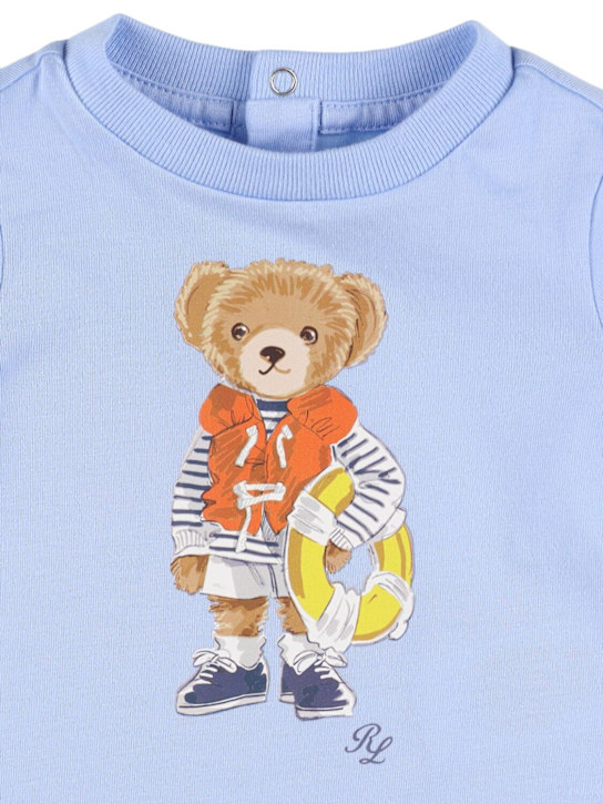Polo Ralph Lauren: Tutina in jersey di cotone con stampa - kids-boys_1 | Luisa Via Roma