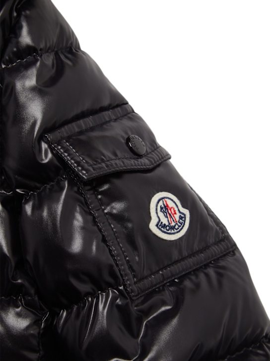 Moncler: Badyf nylon down jacket - Black - kids-girls_1 | Luisa Via Roma