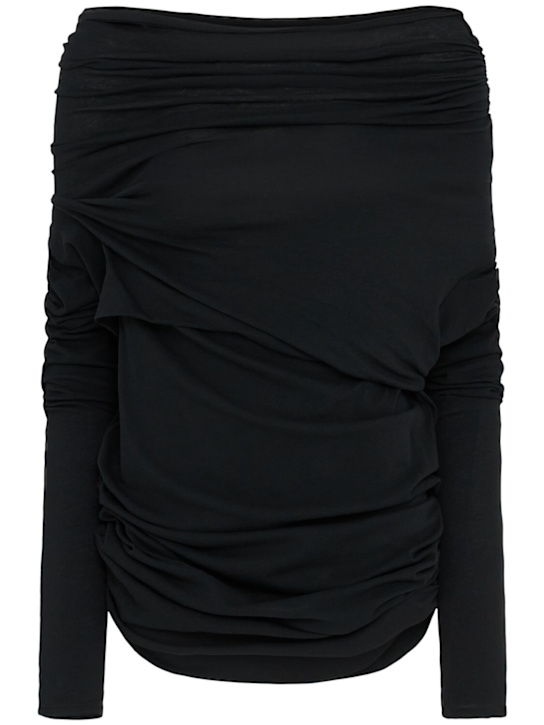 Entire Studios: Bound 長袖トップ - ブラック - women_0 | Luisa Via Roma