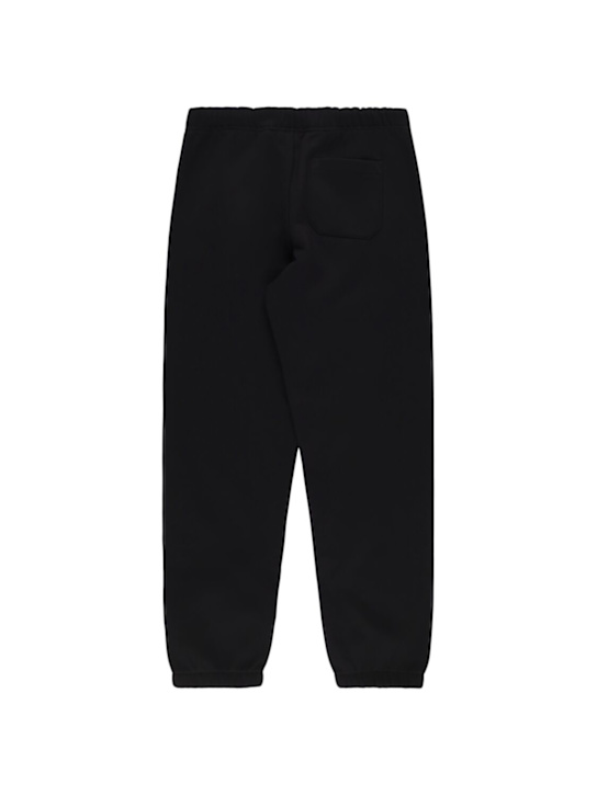 Carhartt WIP: Chase cotton blend sweatpants - Black - kids-boys_1 | Luisa Via Roma