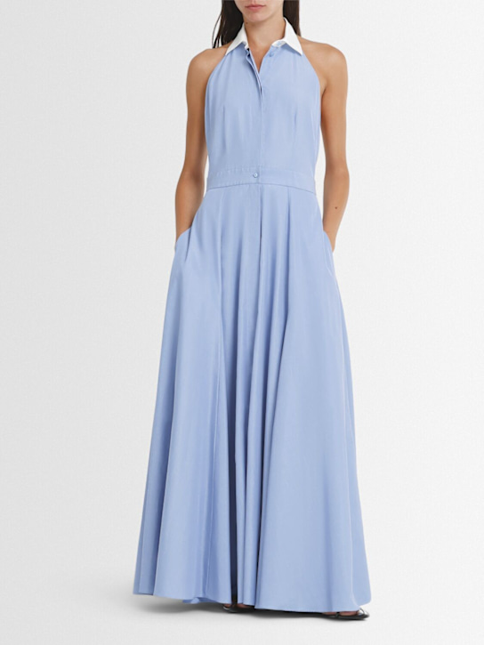 Ralph Lauren Collection: Eldred sleeveless cotton cocktail dress - women_1 | Luisa Via Roma