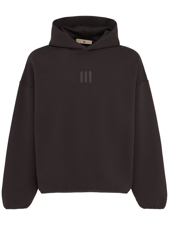 adidas Originals: Fear Of God Athletics sweatshirt hoodie - Nbrown - men_0 | Luisa Via Roma