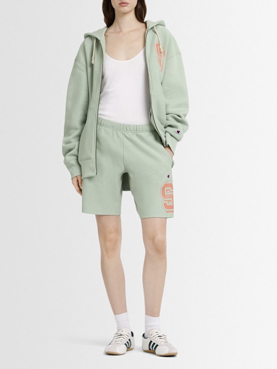 Cotton blend shorts - Thumbnail 2