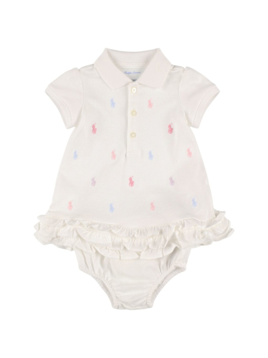 Polo Ralph Lauren: コットンワンピース＆おむつカバー - kids-girls_0 | Luisa Via Roma