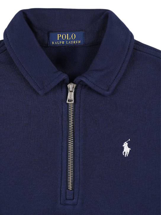 Polo Ralph Lauren: Felpa in cotone con ricami - kids-girls_1 | Luisa Via Roma