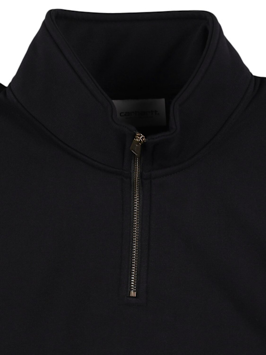 Carhartt WIP: Chase cotton blend sweatshirt - Black - kids-boys_1 | Luisa Via Roma