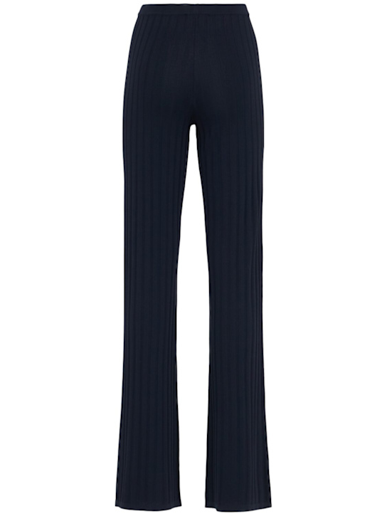 Sporty & Rich: SRC ribbed pants - women_0 | Luisa Via Roma