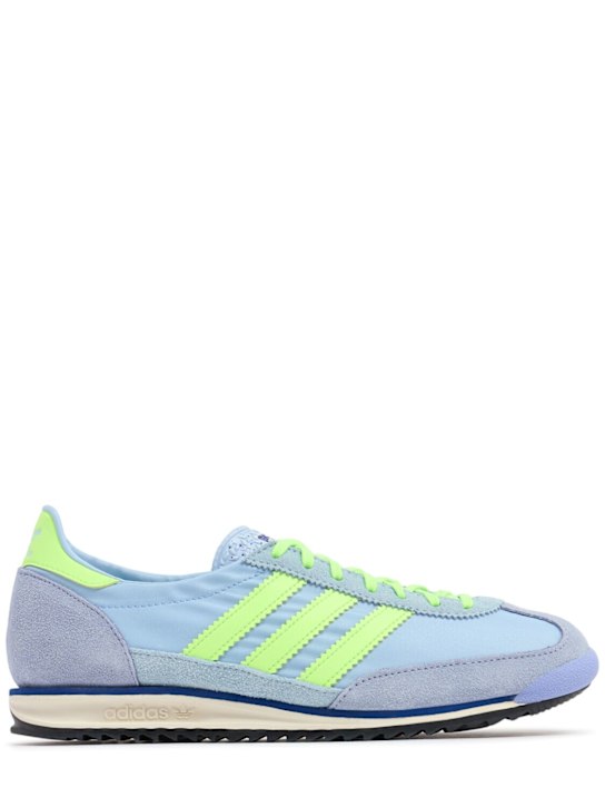 adidas Originals: SL 72 OG sneakers - Blue/Green - women_0 | Luisa Via Roma