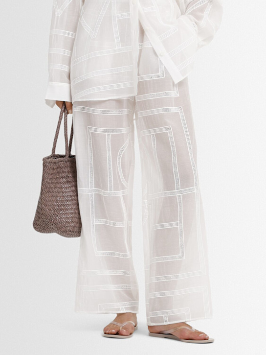 Christopher Esber: Jo flip flops - Beige - women_1 | Luisa Via Roma