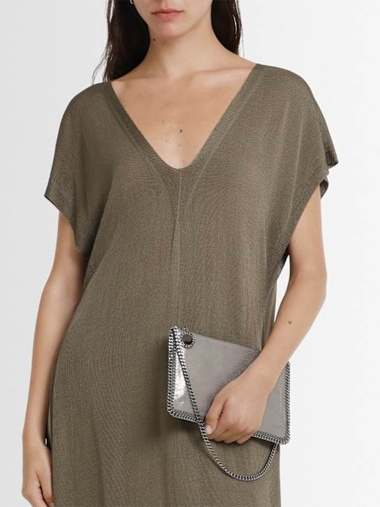Stella McCartney: Falabella metallic shoulder bag - women_1 | Luisa Via Roma