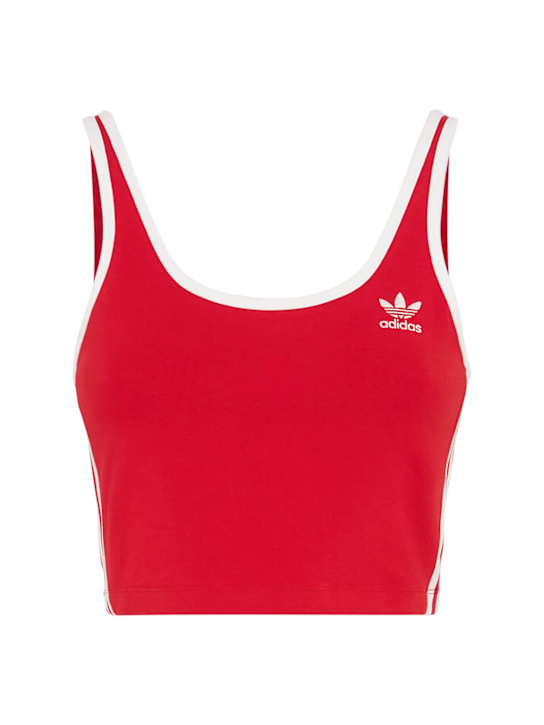 adidas Originals: 3-Stripe bra top - women_0 | Luisa Via Roma