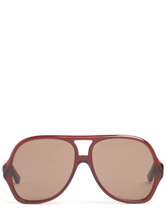 Chloé: Pilot acetate sunglasses - women_0 | Luisa Via Roma