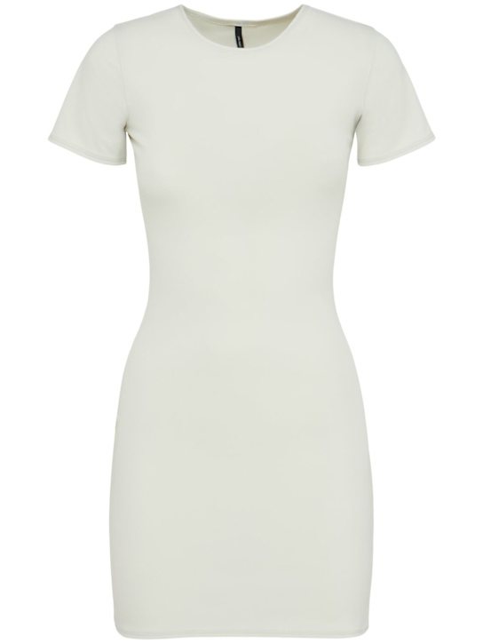 Entire Studios: Mini t-shirt dress - White - women_0 | Luisa Via Roma