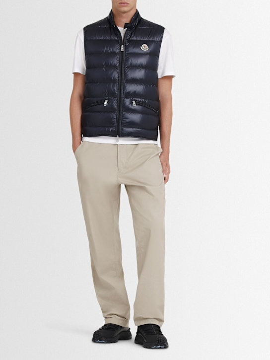 Moncler: Gui quilted nylon down vest - men_1 | Luisa Via Roma