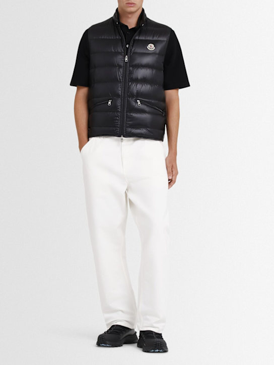 Moncler: Gui quilted nylon down vest - men_1 | Luisa Via Roma