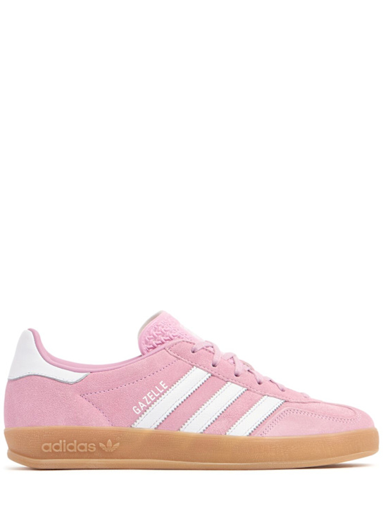 adidas Originals: Sneakers „Gazelle Indoor“ - Violet/Weiß - women_0 | Luisa Via Roma