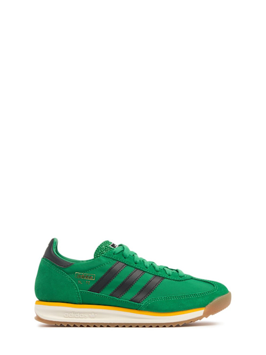 adidas Originals: Sneakers SL 72 RS J con cordones - Verde - kids-boys_0 | Luisa Via Roma