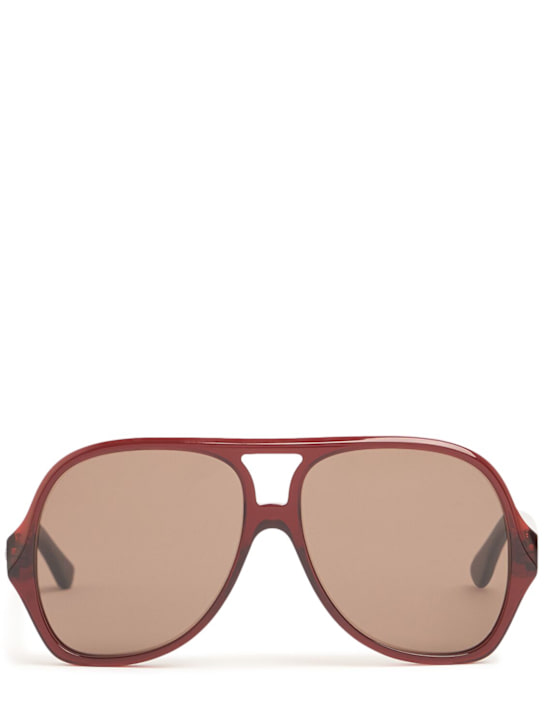 Chloé: Pilot acetate sunglasses - women_0 | Luisa Via Roma
