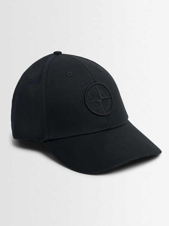 Stone Island: Cotton baseball cap - men_1 | Luisa Via Roma