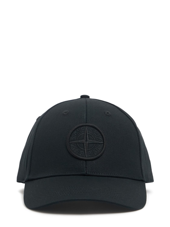Stone Island: Cotton baseball cap - men_0 | Luisa Via Roma