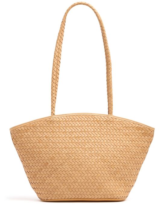 Bembien: Large Mira leather shoulder bag - Caramel - women_0 | Luisa Via Roma