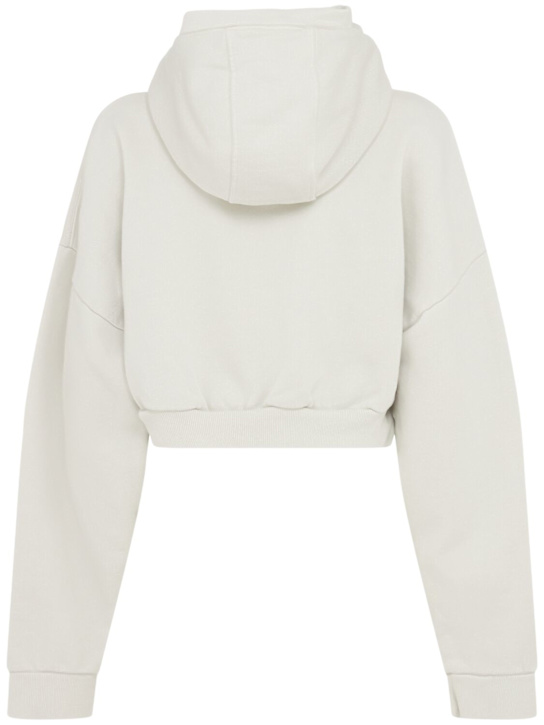 Cropped full-zip hoodie - Entire Studios - Women  | Luisaviaroma