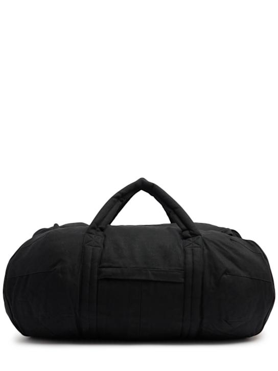 Entire Studios: Duffle bag - Soot - men_0 | Luisa Via Roma