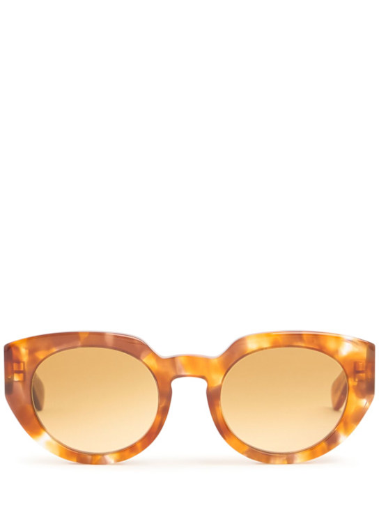 Chloé: Round acetate sunglasses - women_0 | Luisa Via Roma