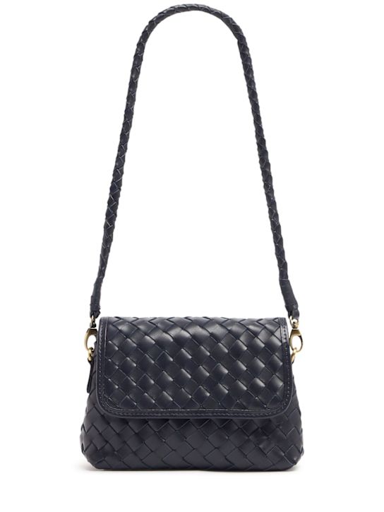 Bembien: Mini Madeline woven leather shoulder bag - women_0 | Luisa Via Roma