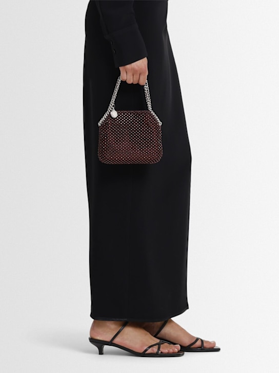 Stella McCartney: Mini Falabella bag w/crystals - women_1 | Luisa Via Roma